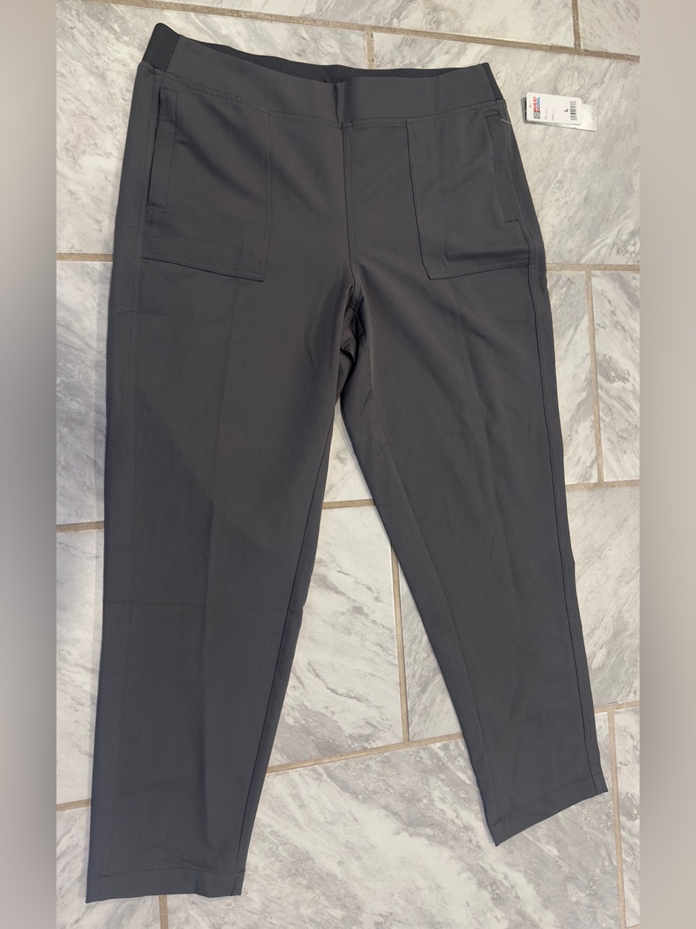 NWT 32 Degrees Cool Womens Lava Charcoal Sweatpants Size Large
